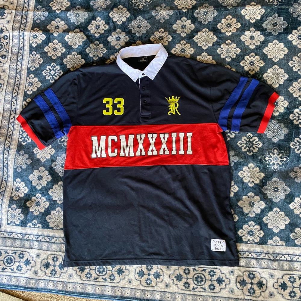 Black and Red Polo Shirt